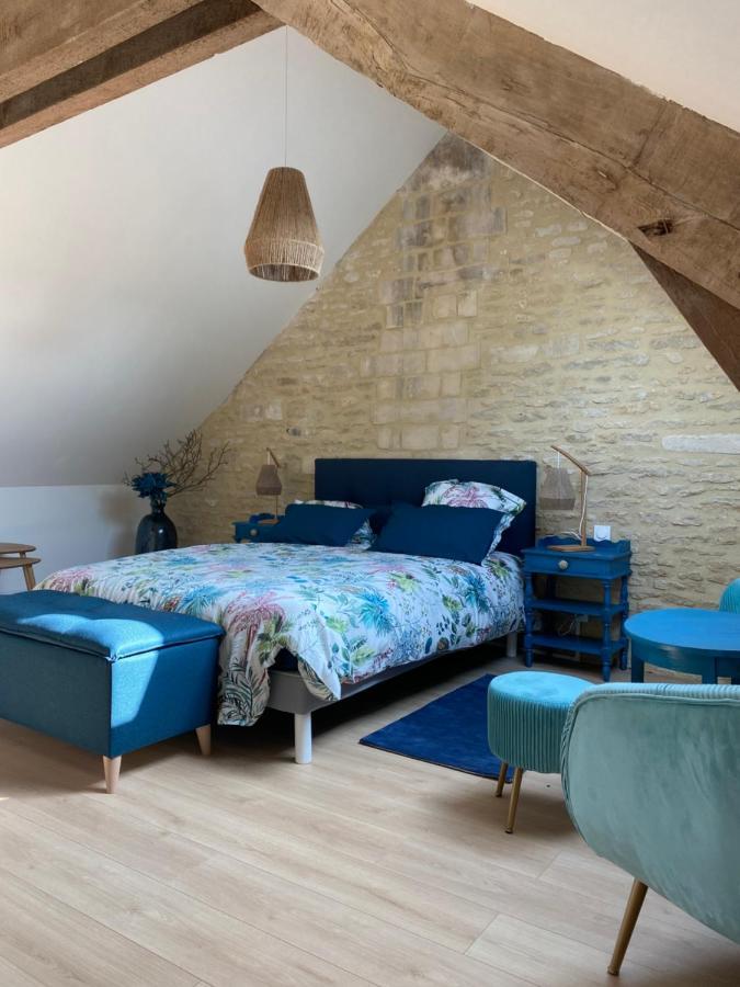 Charmante Maison Du XVIII En Pierre Renovee Colleville-Montgomery Eksteriør billede